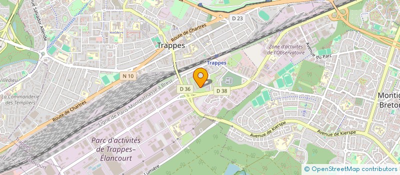 localisation de l'entreprise MHS CHAUFFEUR PRIVE à TRAPPES