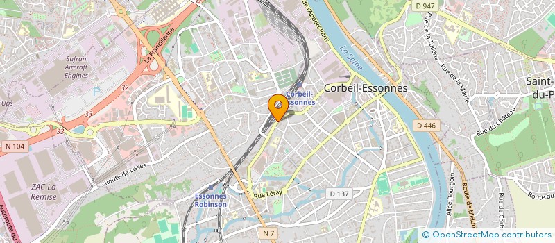 localisation de l'entreprise MHS COUVERTURE à CORBEIL-ESSONNES