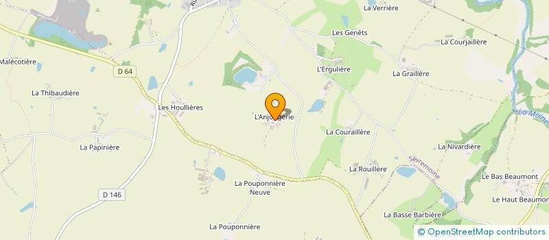 localisation de l'entreprise MHS ENERGIE à SEVREMOINE