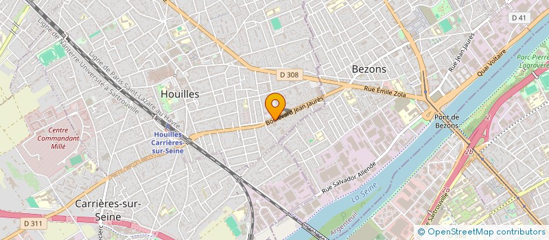 localisation de l'entreprise MHS EQUIPEMENT à HOUILLES