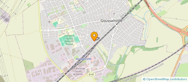 localisation de l'entreprise MHS IZ à GOUSSAINVILLE
