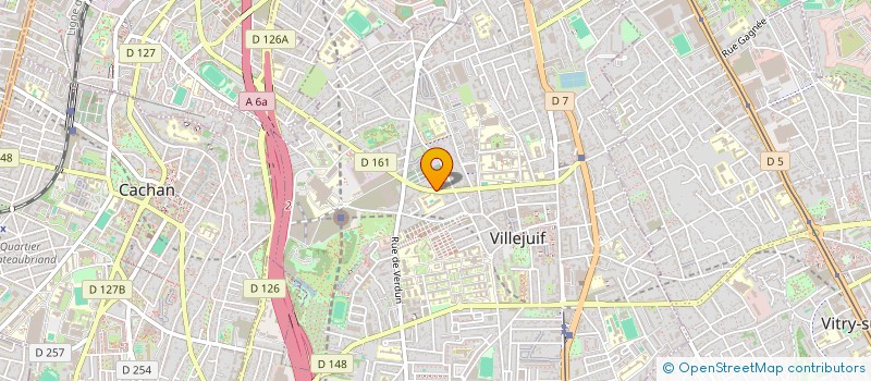 localisation de l'entreprise MHS MENUISIERE  VILLEJUIF