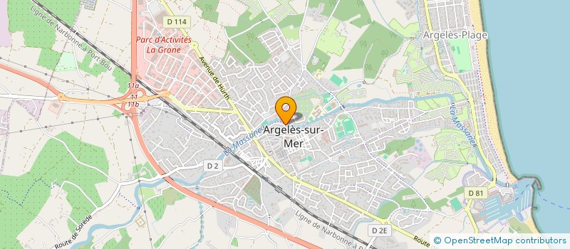 localisation de l'entreprise MHS SOLUTIONS  ARGELES-SUR-MER