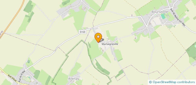 localisation de l'entreprise MHSA INVEST  BOURSEVILLE