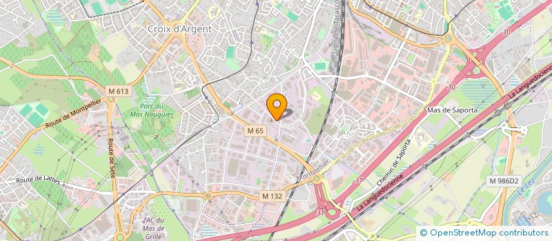 localisation de l'entreprise MHSC ESPORT à MONTPELLIER