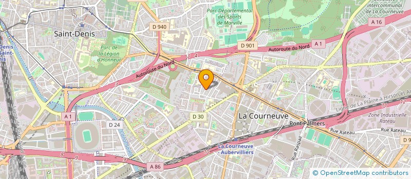 localisation de l'entreprise MHSE DIGITAL à LA COURNEUVE