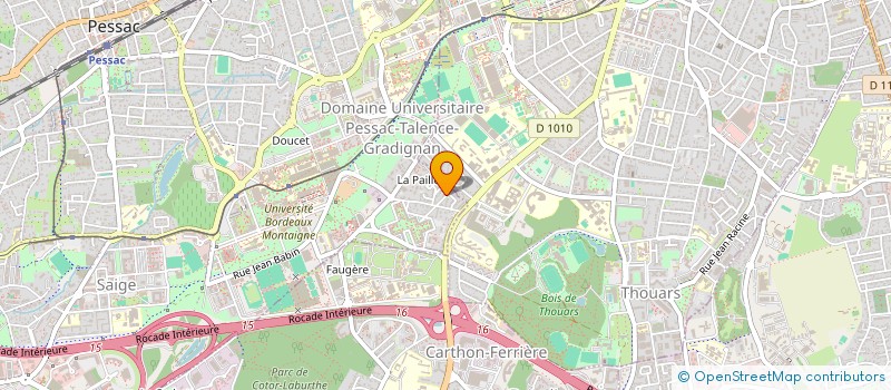 localisation de l'entreprise MHSL  PESSAC