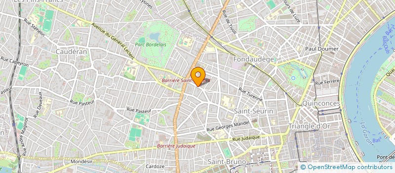 localisation de l'entreprise MHT INVESTISSEMENT à BORDEAUX