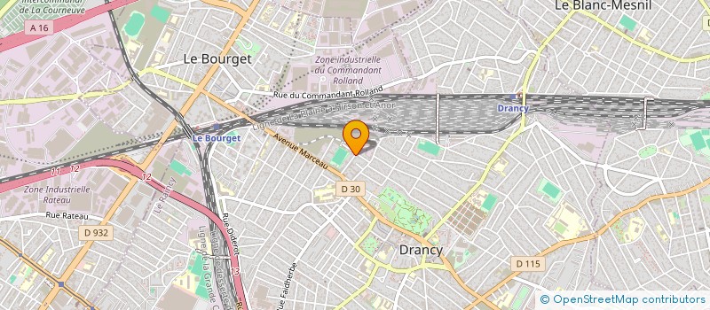 localisation de l'entreprise MHTE à DRANCY