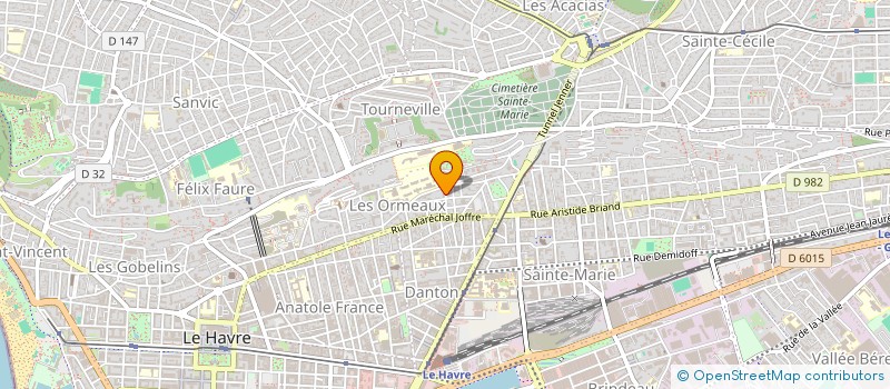 localisation de l'entreprise MHTI à LE HAVRE