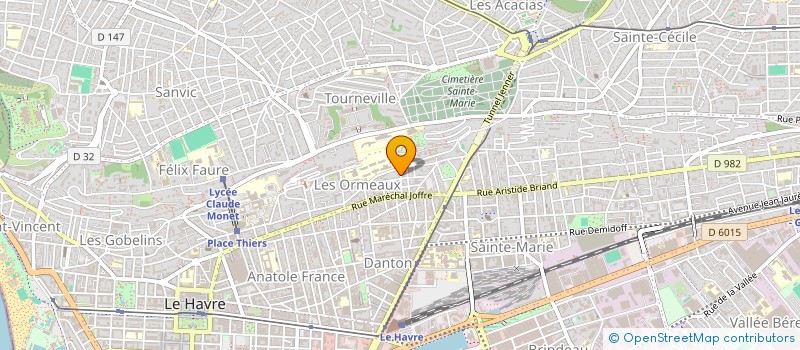 localisation de l'entreprise MHTIP à LE HAVRE