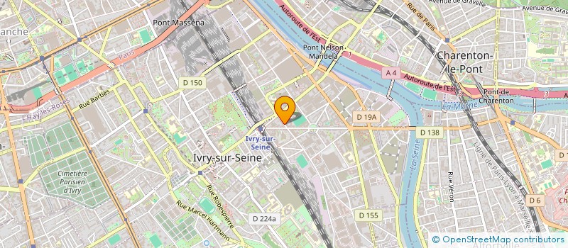 localisation de l'entreprise MHTRF CONSEIL  IVRY-SUR-SEINE