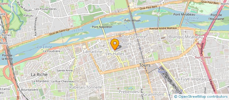 localisation de l'entreprise MHVA  TOURS