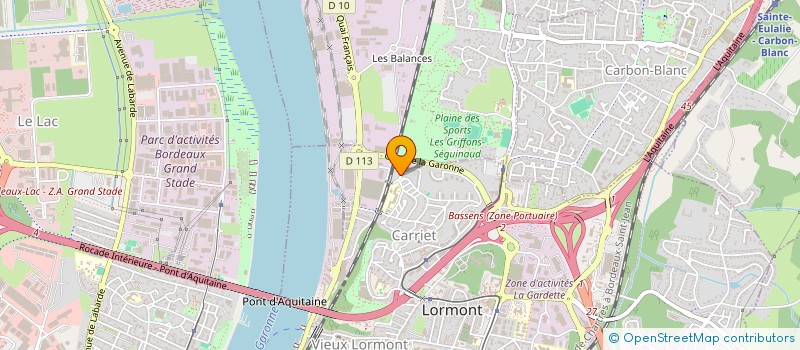 localisation de l'entreprise MHY BATIMENT  LORMONT