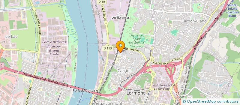 localisation de l'entreprise MHY CONSTRUCTION  LORMONT