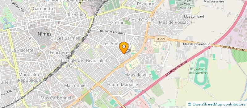 localisation de l'entreprise MHZ  NIMES