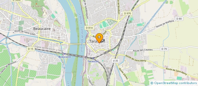 localisation de l'entreprise MI 13  TARASCON