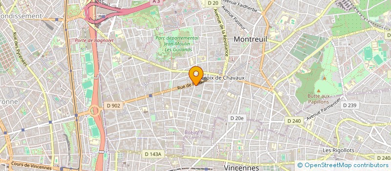 localisation de l'entreprise MI 21 ECOLE ARTS ET METIERS DE L IMAGE à MONTREUIL