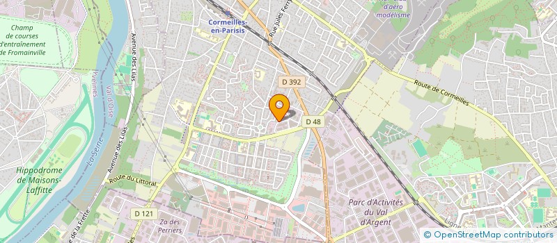 localisation de l'entreprise MI 4E à CORMEILLES-EN-PARISIS