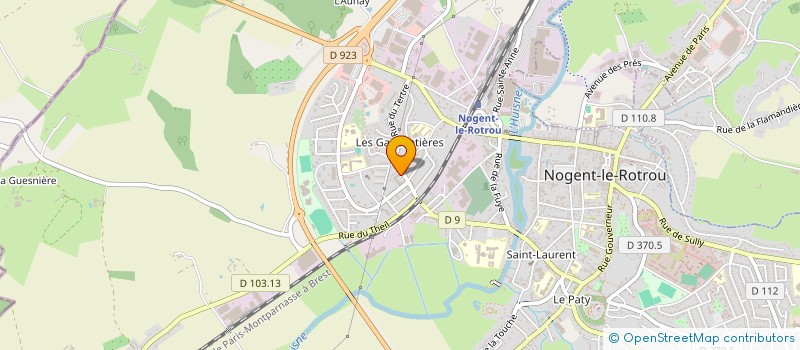 localisation de l'entreprise MI BOULANGERIE à NOGENT-LE-ROTROU