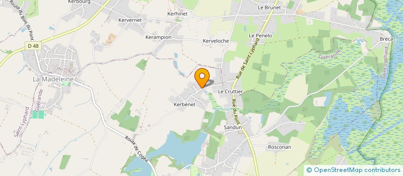localisation de l'entreprise MI CA RA à GUERANDE