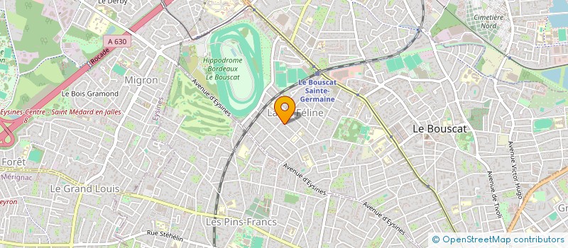 localisation de l'entreprise MI-CAR  LE BOUSCAT