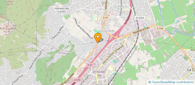 localisation de l'entreprise MI CASA IMMOBILIER  SOLLIES-PONT