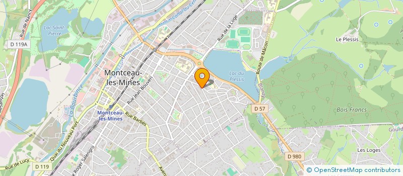 localisation de l'entreprise MI CASA PIZZA  MONTCEAU-LES-MINES