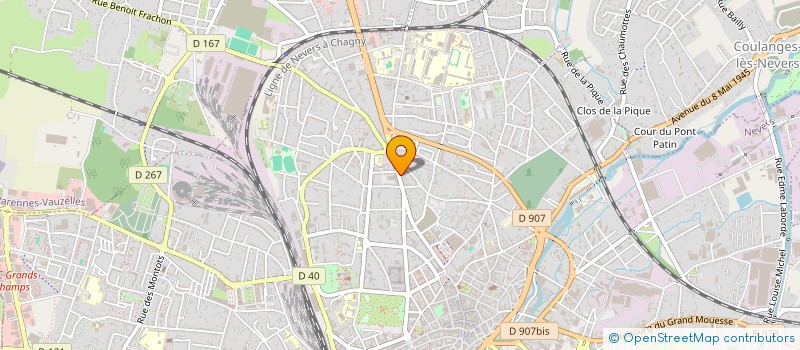 localisation de l'entreprise MI-CECCO SAS à NEVERS
