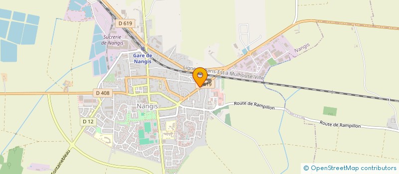 localisation de l'entreprise MI-CERAMICA à NANGIS