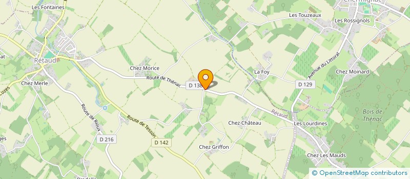 localisation de l'entreprise MI CHEVRE MI VACHE  THENAC