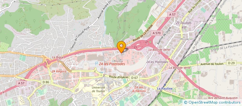 localisation de l'entreprise MI CO DIS à LA GARDE