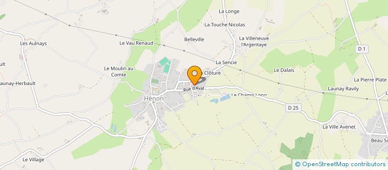 localisation de l'entreprise MI-COLLINE  HENON