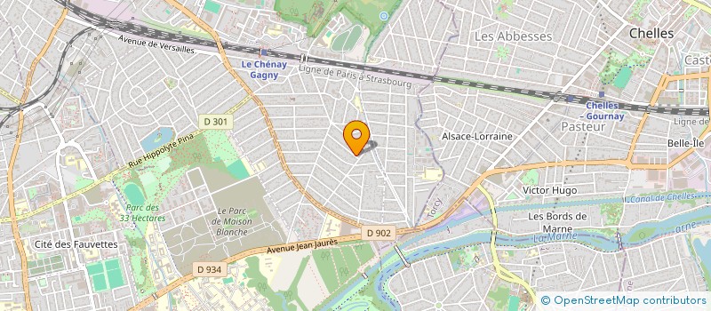 localisation de l'entreprise MI CONNECT  GAGNY