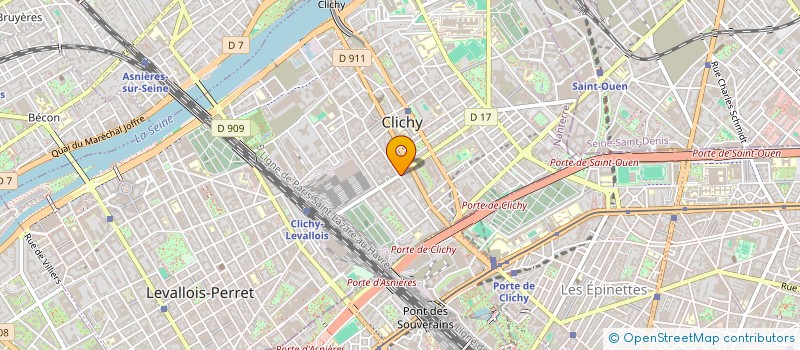 localisation de l'entreprise MI CONSULTING à CLICHY