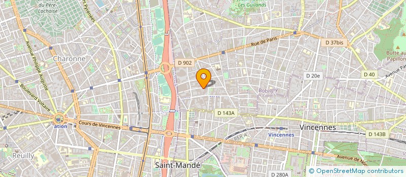 localisation de l'entreprise MI CORA SON à MONTREUIL