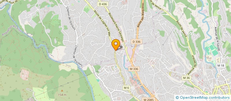 localisation de l'entreprise MI-COTEAU  LA COLLE-SUR-LOUP