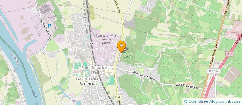 localisation de l'entreprise MI GESTION  SAINT-MAURICE-L'EXIL