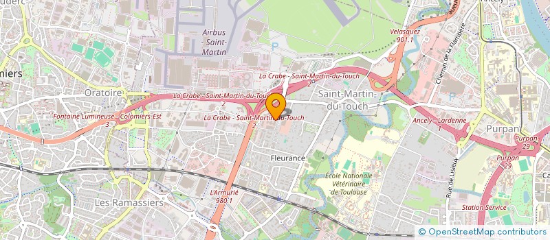 localisation de l'entreprise MI-GSO RUGBY  TOULOUSE