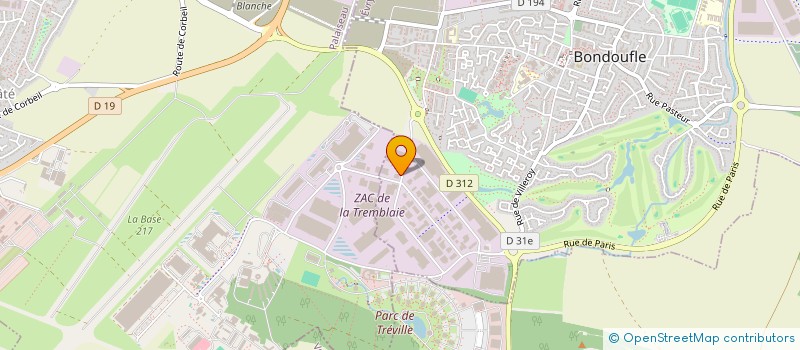 localisation de l'entreprise MI-INGENIERIE à BONDOUFLE