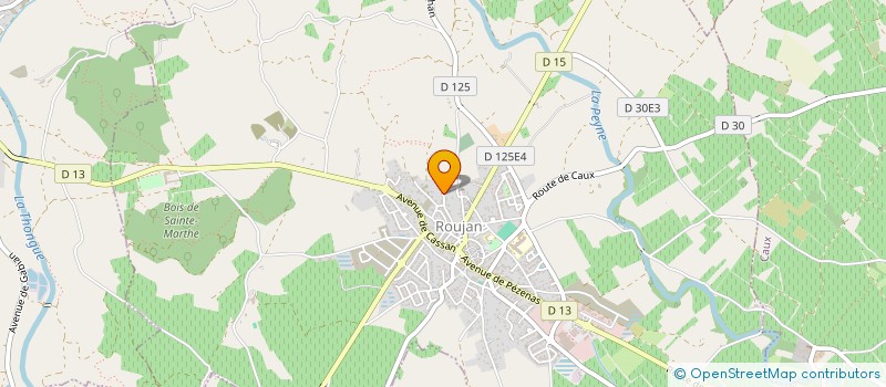 localisation de l'entreprise MI INVEST  ROUJAN