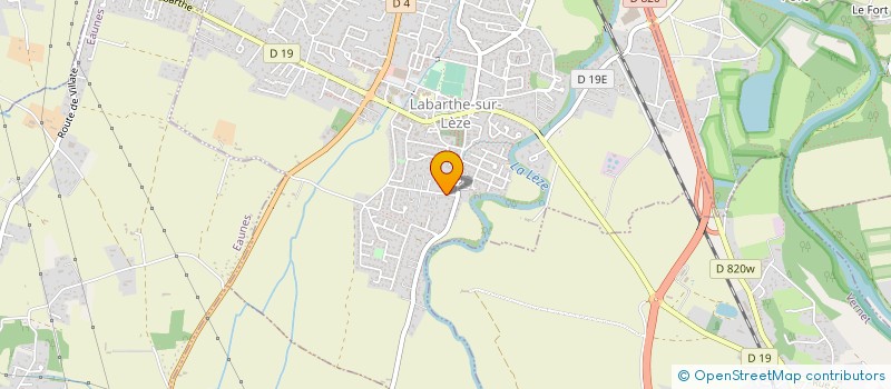 localisation de l'entreprise MI-K MENUISERIE à LABARTHE-SUR-LEZE