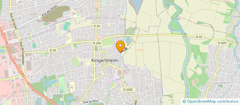 localisation de l'entreprise MI LE NOVISSI  KINGERSHEIM