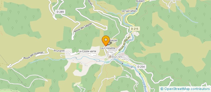 localisation de l'entreprise MI-NERGY à BURZET