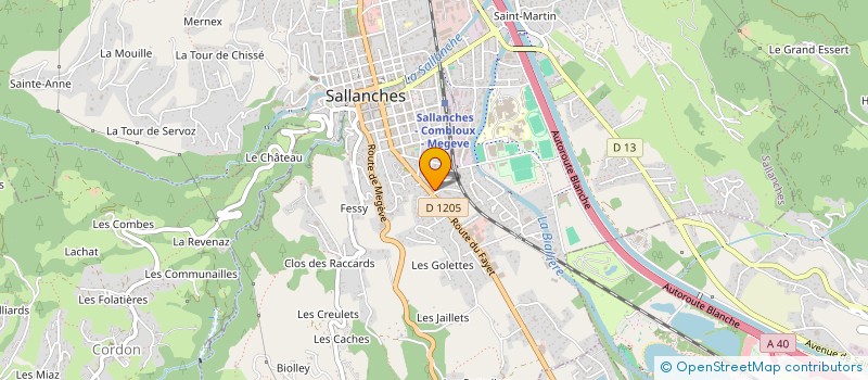 localisation de l'entreprise MI-NI-SA-SALLANCHES  SALLANCHES