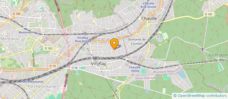 localisation de l'entreprise MI&P CONSEIL  VIROFLAY