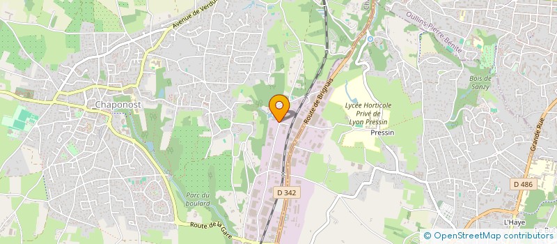 localisation de l'entreprise MI PARTNERS  CHAPONOST