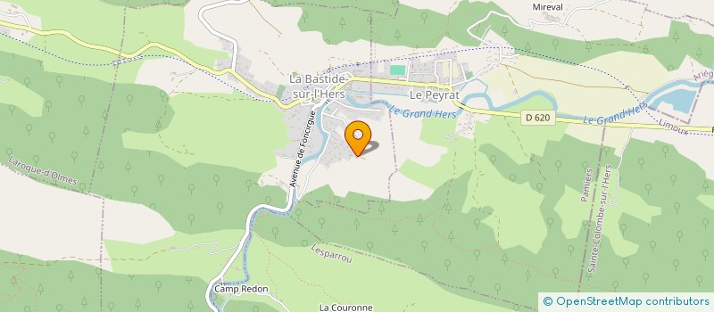 localisation de l'entreprise MI PASSION à LA BASTIDE SUR L'HERS