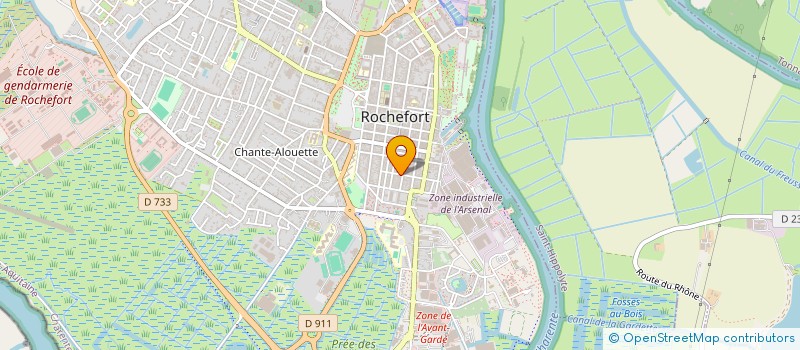 localisation de l'entreprise MI PEINTURE  ROCHEFORT