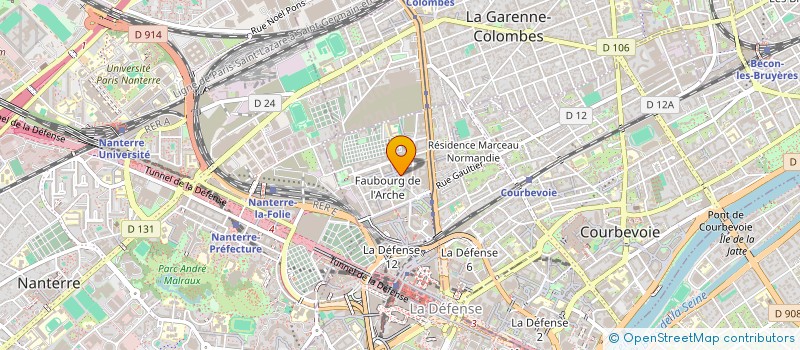 localisation de l'entreprise MI'POTENTIEL à COURBEVOIE